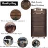 ELDA Expandable Foldable Suitcase Heavy Duty Luggage Bag with Trolley, Extra Large Suitcases, Duffel Bags for Men Women Travel - Image 2