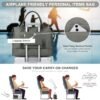 Travel Bag with Shoes Compartment,Weekender Bags for Women Travel,Carry On Duffel Overnight Bag with Trolley Sleeve & Wet Pocket,Travel tote Bag Sports Gym Bag - Image 6