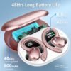 Wireless Earbuds Bluetooth Headphones Sport, 2024 Bluetooth 5.3 Earbud 3D HiFi Stereo Over Ear Buds, 48Hrs Earhooks Earphone with Noise Cancelling Mic, IP7 Waterproof Headset for Workout/Running/Gym - Image 4