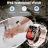 Smart Watches for Women/Men,Alexa Built-in Smartwatch(Answer/Make Calls),1.91'' HD iOS/Andorid Compatible 100+DIY Dails Activity Tracker,IP68 Waterproof 100+ Sports Fitness Tracker,SpO2/Sleep Monitor - Image 6