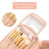 OCHEAL Small Cosmetic Bag,Portable Cute Travel Makeup Bag for Women and girls Makeup Brush Organizer cosmetics Pouch Bags-Pink - Image 7