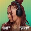 Skullcandy Crusher Evo Over-Ear Wireless Headphones with Sensory Bass, 40 Hr Battery, Microphone, Works with iPhone Android and Bluetooth Devices - Black - Image 5