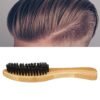 Beard Brush, Professional Men Beard Brush, Small Travel Beard Brush, Travel Portable Oil Head Styling Beard Grooming Brush Strong toughness not easy to fall off easy to use - Image 3
