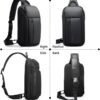 BANGE Sling Bag, Waterproof Men's Chest Bag Shoulder bags Crossbody Sling Backpack for Men…… - Image 6