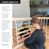 Wooden Playpen Extra Large for Toddlers and Babies - (8/10) Wood Playpen Panels - Foldable playpen - Adjustable Baby playpen - Wooden Foldable Baby playpen - Extra Large Baby playpen, Baby Play gate. - Image 7