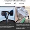 Electric Car Charger Port Cover, Universal Ev Charger Cover Energy Vehicle Charger Protector Cover New Energy Vehicle Charging Port Protector Compatible with Most Power Ev Chargers Port - Image 6