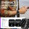 TOZO 2024 New Upgraded Smart Watch for Men Women for iPhone ＆ Android, 1.83" Fitness Tracker Bluetooth Call [Answer/Make], IP68 Waterproof with Heart Rate/SpO2/Sleep Monitor, 100+ Sport Modes - Image 6