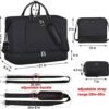 Travel Weekender Bag for Women, Overnight Bag with Shoe Compartment Oversized Travel Duffel Bag Carry On Tote 21" - Image 6