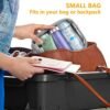 GAGAKU 2pcs Clear Toiletry Bag TSA Approved Travel Toiletry Bags Liquid Bag with Handle Strap, Waterproof Transparent Makeup Cosmetic Bags for Women Men - Gray - Image 5