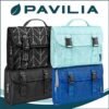 PAVILIA Travel Hanging Toiletry Bag for Women Men, Large Capacity Makeup Bag Kit, Waterproof Cosmetic Storage Organizer Case for Bathroom Shower, Teal Chevron - Image 7