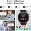 TOZO S5 Smart Watch (Answer/Make Calls), 1.43’’ AMOLED Smart Watches for Men Women 100+ Sport Modes Fitness Watch with Blood Oxygen/Sleep/Heart Rate Monitor, IP68 Waterproof Smartwatch Black - Image 4