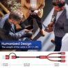 6 in 1 Multi Charging Cable [3Pack 4FT] Multi Charger Cable Nylon Braided Multi Fast Charging Cord USB A/C to Phone USB C/Micro USB/i-P Connector Universal Multiple Phone Charger Cable for Cell Phones - Image 5
