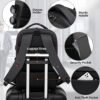 DUSLANG 17 Inch Laptop Backpack for Travel Water Resistant College Backpack for Men Laptop Bag with USB Charging Port,Black - Image 7