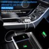 500W Power Inverter 12v to 110v,dc to ac Converter for car with 24W Quick Charge/65W USB-C,Power Inverter for car Cigarette Lighter,12 Volt Power Inversor - Image 3