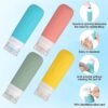 19 Pack Travel Size Toiletries Containers Refillable Perfume Bottles Tsa Approved Travel Toiletry Bag For Women Must Haves Accessories Travel Essentials - Image 4