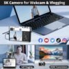 5K Digital Camera for Photography with Front and Rear Lens, Autofocus Vlogging Camera for YouTube with Viewfinder, 16X Digital Zoom, Anti-Shake Point Shoot Compact Camera with 32GB Card - Image 6
