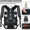 AMBOR Travel Laptop Backpack for men, 17.3 inch Anti Theft Business Laptop Backpack with USB Charging Port, Water Resistant Travel Backpack for Men & Women, Work College School Backpack Gift, Black - Image 6