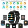 Smart Watch(Answer/Make Call), 1.85" Smart Watches for Men Women, 2024 Smartwatch IP68 Waterproof, Fitness Tracker 110+ Sport Modes, Heart Rate Sleep Monitor, Pedometer, Smartwatches for Android iOS - Image 2