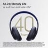 Beats Studio Pro - Wireless Bluetooth Noise Cancelling Headphones - Navy (Renewed) - Image 4