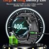 Smart Watches for Men(Answer/Dial Calls),1.43'' AMOLED Always-on Display,Fitness Tracker with Heart Rate/SpO2/Sleep Monitor,400mAh/120 Sports Modes/ IP68 Waterproof Military Smartwatch for IOS Android - Image 6