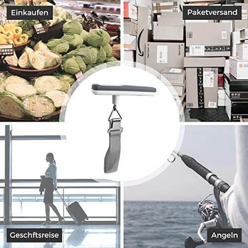 pack all 110 Lbs Luggage Scale, Digital Handheld Luggage Scale, Travel Weight Scale for Luggage with Backlit LCD Display, Battery Included - Image 6