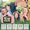 Upgrade Kids Camera,Gifts for Boys and Girls of Age 3-9, 1080P HD Digital Video Cameras for Toddler, 20M high -Definition Digital Camera, Suitable for Portable Toys with 32GB SD Card-Pink - Image 4