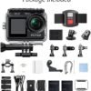 AKASO Brave 7 LE 4K30FPS 20MP WiFi Action Camera with Touch Screen EIS 2.0 Zoom Remote Control 131 Feet Underwater Camera with 2X 1350mAh Batteries Support External Microphone Vlog Camera - Image 8