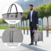 BALEINE Foldable Garment Bags For Travel, 42'' Premium Suit Bags For Men Travel, Carry On Garment Bags for Hanging Clothes (Black) - Image 5