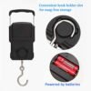 YAGSUW Portable Electronic Hook Scale Digital Hanging Bag Luggage Weight Scale Fishing Scale with Measuring Tape 165Lb Black - Image 6