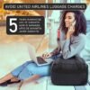 Aerolite 17x10x9” United Airlines Maximum Size Carry On Personal Item Bags with 5 Year Guarantee, Foldable Premium and Lightweight, Cabin Luggage Under Seat Flight Travel Duffel Bag - Image 8