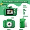 Upgrade Dinosaur Kids Camera, Christmas Birthday Gifts for Girls Boys 3-12, 1080P HD Selfie Digital Video Camera for Toddlers, Cute Portable Little Girls Boys Gifts Toys for 3 4 5 6 7 8 9 Years Old - Image 8