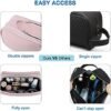 BAGSMART Large Toiletry Bag for Women, Cosmetic Makeup Bag Organizer, Travel Bag for Toiletries, Dopp Kit Water-resistant Shaving Bag for Accessories, Pink-Large - Image 5