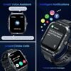 Smartwatch for Men Fitness Smart Watch: 2.0 inch Wrist Watch with Bluetooth Call Answer - Android iOS Compatible Military 3ATM Waterproof 100+ Sports Digital Activity Tracker Heart Rate Sleep Monitor - Image 3