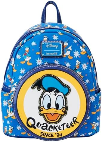 Loungefly Disney Donald Duck 90th Anniversary Mini-Backpack, Amazon Exclusive