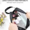 FH! Toiletry Bag for Men (3PC- Travel Size ToiIetries)– Waterproof Toiletry Bag, Travel Toiletry Bag, Clear Toiletry Bag, Clear Makeup Bag, Skincare Bag, Travel Organizer - Image 5