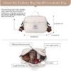 Weekender Bags for Women,Personal Item Travel Bag with Shoes Compartment,Overnight Travel Duffel Bag with Toiletry Bag - Image 4