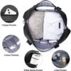 Duffle Bag for Travel, Weekender Bag with Shoe Compartment, Carry On Overnight Bag for Women with Toiletry Bag, 50L Gym Bag with Wet Pocket, Hospital Bags for Labor and Delivery - Image 4