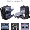 Upgraded Version Business Backpack, Anti Theft Carry on Backpack, Extra Large 17.3 inch Travel Laptop Backpack, Water Resistant College Bag Carry on Bag Gifts for Men&Women for Office/Teacher/Work. - Image 3