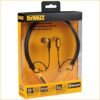 DEWALT Wireless Bluetooth Neckband Headphones — Neckband Earphones with 15H Playtime — Noise-Isolating Wireless Earbuds — Jobsite Pro Built-in Mic for Crystal-Clear Calls - Image 8