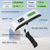 3 Pack Digital Luggage Scale,110LB Luggage Weight Scale,Suitcase Weight Scale with Hook,Hanging Baggage Scale with Backlit LCD Display,Digital Weight Scales for Travel,Battery Included - Image 4
