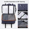 HOMIEE Travel Backpack Carry on Bag Personal Item Airline Approved 18x14x8 Inches, 40L Expandable Luggage Suitcase Daypack with USB Port, 17 Inch Laptop Weekender Bag, Blue - Image 4