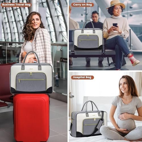 LOVEVOOK Travel Duffel Bag,Weekender Bags for Women,Overnight Bag with Wet Pocket,Hospital Bag for Labor and Delivery - Image 6