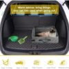 Portable Cat Travel Litter Box with Lid, No Smell, Leak-Proof Collapsible Travel Litter Box Set for Cat, Easy to Carry, Easy to Use in Hotels and Car (M,Gray) - Image 7