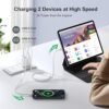 2-Pack 40W USB C Wall Plug, 4 Port Fast Charging Block PD 3.0 Multi Port Type C Adapter Cube for iPhone 15/13/13pro/12/12pro/XR/SE, iPad Pro/Mini/Air, Google Pixel/Pixel 3a/ XL/3/2XL - Image 3