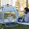 Safety 1st InstaPop Dome Play Yard, Compact design makes it easy to pop open and closed, High Street - Image 7