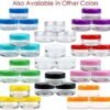 Beauticom 5G/5ML Round Clear Jars with Purple Lids for Lotions, Creams, Toners, Lip Balms, Makeup Samples (Quantity: 25 Pieces) - Image 6