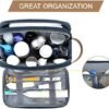 BAGSMART Toiletry Bag for Men, Canvas Travel Toiletry Organizer Dopp Kit Water-resistant Shaving Bag for Toiletries Accessories,Navy Blue-Medium - Image 2