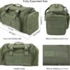 APRILBAY Duffel Bag Gym Bag Travel Hiking & Trekking Men Women Sports Bag Hunting & Fishing Large Bag Super Quality & Durable (Dark Green) - Image 3
