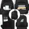 MATEIN Wheeled Backpack, 18 inch Laptop Backpack with Wheels for College, Rolling Travel Backpack, Carryon Trolley Luggage Suitcase Compact Business Computer Bag for Men Women, Black - Image 8