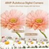 4K Digital Camera for Photography Autofocus, 48MP Vlogging Camera for YouTube with Viewfinder Dial Flash,16X Digital Zoom Portable Compact Travel Camera Anti-Shake for Teens,Adults,Beginners - Image 2